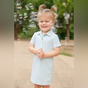 POPPY KIDS CO Short Sleeve Polo Dress - 12/24M